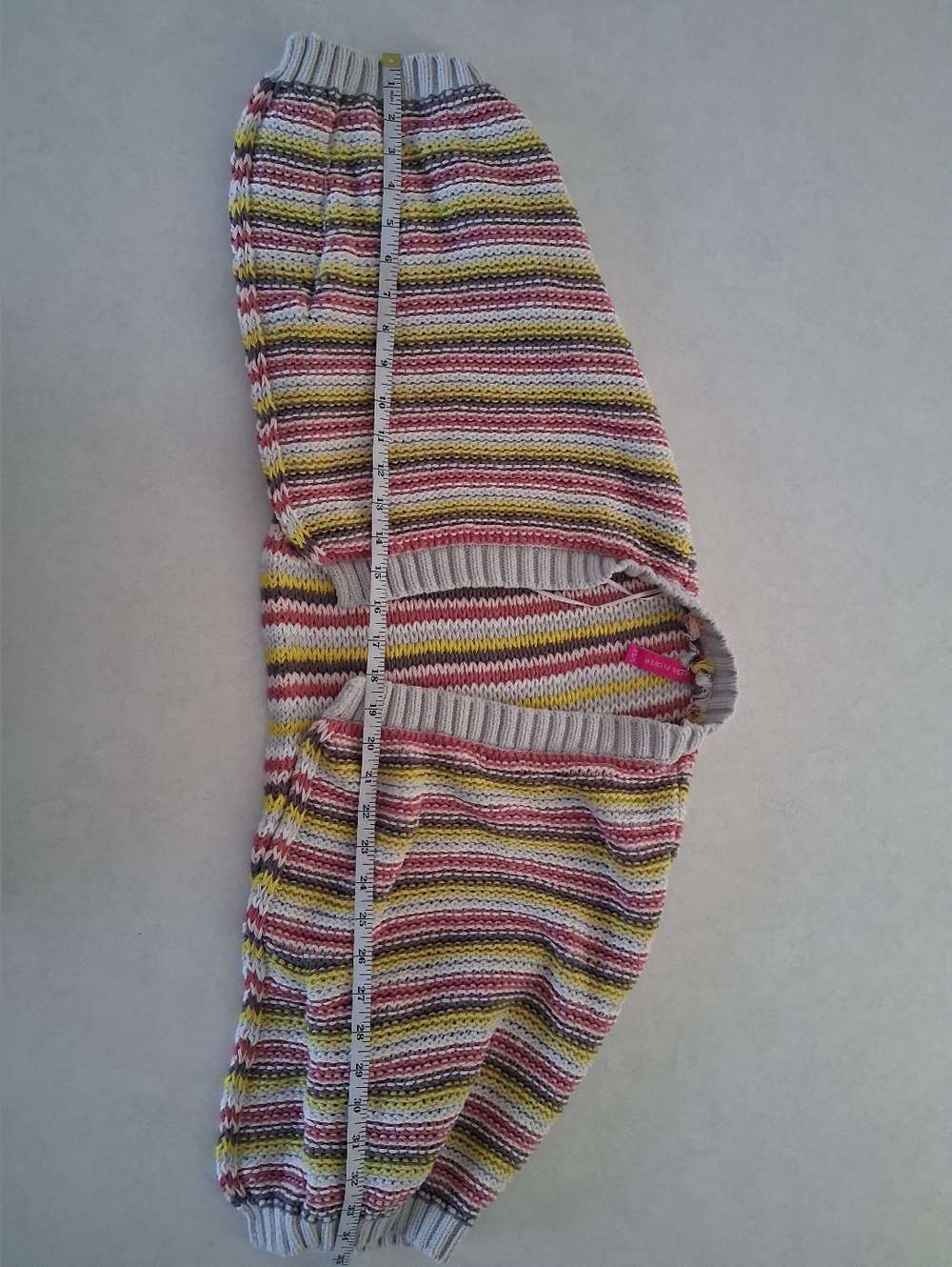 Zaket & Plover/ 100% Cotton/ Striped Knit Shrug Cardigan/ Size US XS/S - Picture 10 of 11